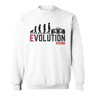 Car Racing Evolution Indycar F1 Formula 1 T Racing Funny Gifts Sweatshirt | Mazezy