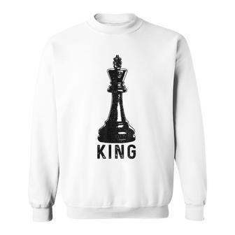 Chess Player King Vintage Halloween Costume Chess Master Gift For Mens Sweatshirt | Mazezy