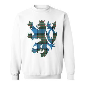 Clan Fergusson Tartan Scottish Family Name Scotland Pride Pride Month Funny Designs Funny Gifts Sweatshirt | Mazezy