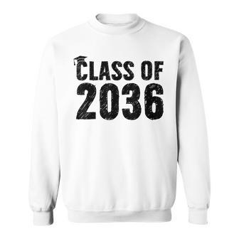 Class Of 2036 First Day Of School Grow With Me Graduation Sweatshirt | Mazezy