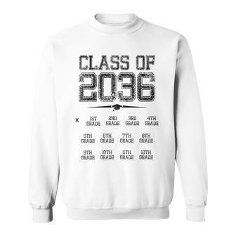 Class Of 2036 Grow With Me Kindergarten Class Of 2036 Sweatshirt | Mazezy