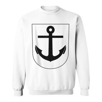Coat Of Arms Shield Anchor Sweatshirt | Mazezy
