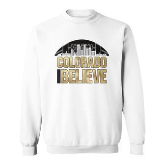 Colorado I Believe In Football Sweatshirt | Mazezy