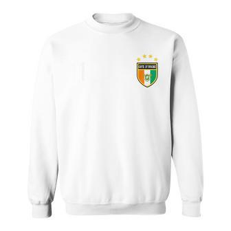 Cote Divoire Number 11 Sports Jersey Football Eleven Sweatshirt | Mazezy