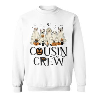 Cousin Squad Boo Boo Cousin Crew Ghost Dog Halloween Sweatshirt - Monsterry CA