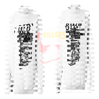 Cowboy Killers Vintage Skeleton Western Cowboy Cowgirl Sweatshirt | Mazezy