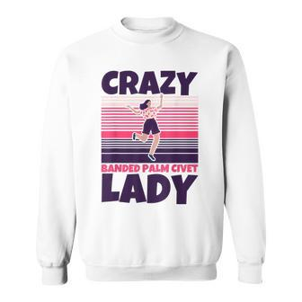 Crazy Banded Palm Civet Lady Sweatshirt | Mazezy