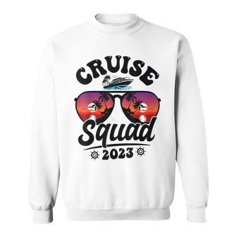 Cruise Squad Cruise Ship Vacation 2023 Matching Family Group Sweatshirt | Mazezy