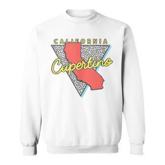 Cupertino California Retro Triangle Ca City Sweatshirt | Mazezy