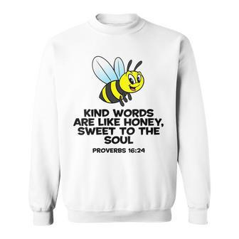 Cute Bee Proverbs 1624 Sweatshirt | Mazezy