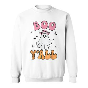 Cute Boo Y’All Western Country Ghost Halloween Sweatshirt