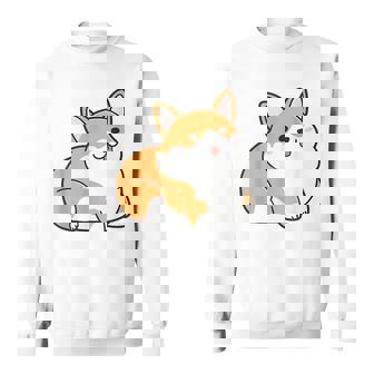 Cute Fat Corgi Funny Corgi Sweatshirt | Mazezy