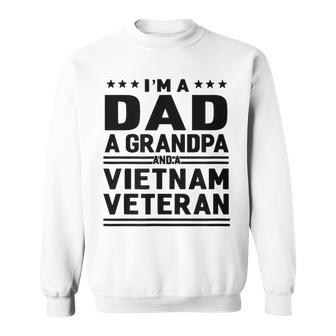 Dad Grandpa Vietnam Veteran Vintage Top Men Gift Sweatshirt | Mazezy