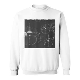 This Is My Dancing Disco Ball Festival Graphic Sweatshirt - Seseable