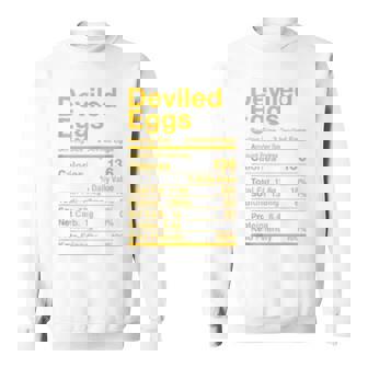 Deviled Eggs Nutrition Facts Keto Thanksgiving Matching Sweatshirt | Mazezy