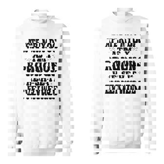 After My Dog Ate My Pronouns He She It Everywhere Sweatshirt | Mazezy