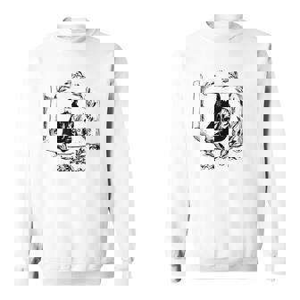 Dostoevsky T Graphic Black And White Sweatshirt | Mazezy