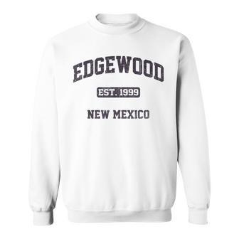 Edgewood New Mexico NM Vintage State Athletic Style Sweatshirt | Mazezy