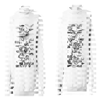 Ernst Haeckel Bats Scientific Illustration Biology Bat Lover Sweatshirt | Mazezy