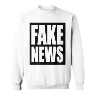 Fake News Reporter Correspondent Journalist Press Member Sweatshirt | Mazezy