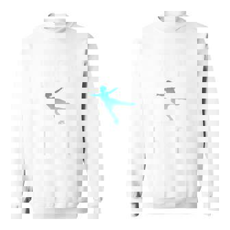 Figure Skater Ice Skating Skates Sweatshirt | Mazezy