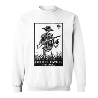 Fortune Favors The Bold Apparel Sweatshirt - Seseable