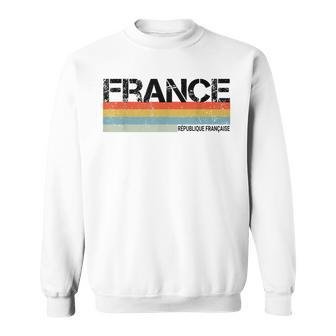 France And French Sweatshirt | Mazezy