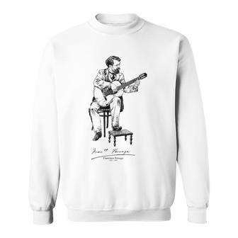 Francisco Tárrega-Spanish-Classical Guitar-Music Sweatshirt | Mazezy
