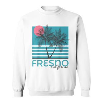 Fresno Ca Souvenir California Palm Tree Sweatshirt | Mazezy