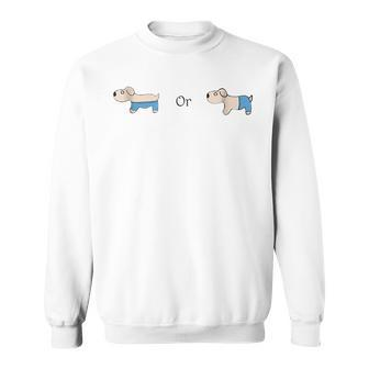 Funny Cartoon Doodle Dog Pants Sweatshirt | Mazezy