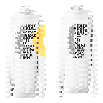 Funny Dad Measure Cut Swear Handyman Father Woodworker Gift For Mens Sweatshirt | Mazezy