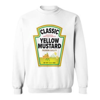 Mustard Ketchup Easy Diy Couples Costume Condiment Sweatshirt - Thegiftio UK