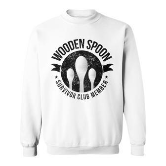 Retro Vintage Wooden Spoon Survivor Sweatshirt - Monsterry