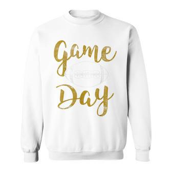 Game Day Football Cute Football Top Sweatshirt - Monsterry CA