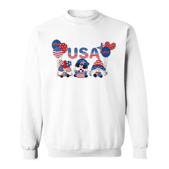Gnomes 4Th Of July Firework Patriotic Freedom Funny Patriotic Funny Gifts Sweatshirt | Mazezy