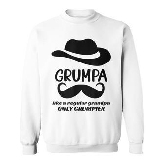 Grumpa Grumpy Old Grandpa Funny Best Grandfather  Gift For Mens Sweatshirt
