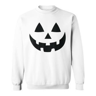 Halloween Costume Jack O Lantern Scary Pumpkin Face Spooky Sweatshirt - Thegiftio UK