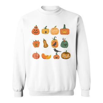 Happy Halloween Pumpkin Cute Collection Happy Halloween Sweatshirt | Mazezy