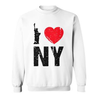 I Heart Love Ny New York City Nyc Sweatshirt | Mazezy