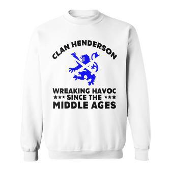 Henderson Scottish Kilt Family Clan Scotland Name Sweatshirt | Mazezy