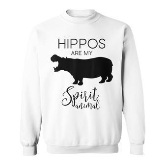 Hippo Hippopotamus Spirit Animal J000421 Sweatshirt | Mazezy