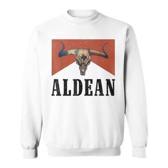 Howdy Aldean Bull Skull Western Country Aldean Cowboy Sweatshirt - Monsterry AU