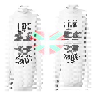 I Love Basque | Basque National Pride Sweatshirt | Mazezy