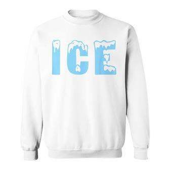 Ice And Fire Couples Matching Halloween Party Costume Sweatshirt - Monsterry DE