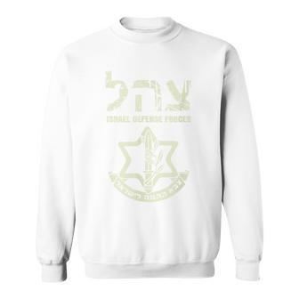 Idf Military Green Israeli Army Idf Tzahal Sweatshirt - Thegiftio UK