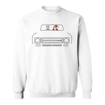 Ih Scout Ii Classic 4X4 Truck Christmas Edition Sweatshirt | Mazezy