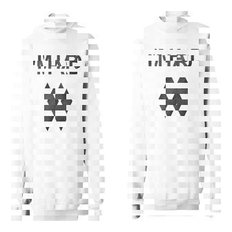 Im Hard Two Diamond Ski Snowboard Hiking Sweatshirt | Mazezy