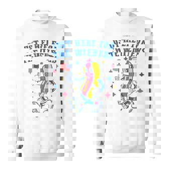 Im Just Here For The Wieners Funny Fourth 4Th Of July Sweatshirt | Mazezy