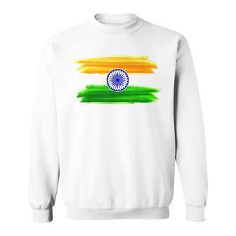 India Independence Day 15 August 1947 Indian Flag Patriotic Sweatshirt - Monsterry UK