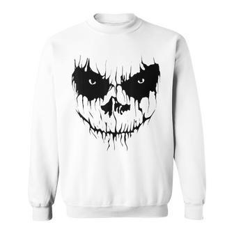 Jack O Latern Halloween Skull Horror Scary Skulls Halloween Skull Sweatshirt | Mazezy